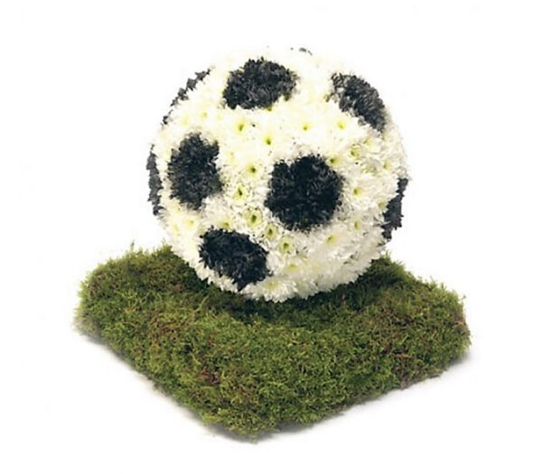 Football Themed Floral Arrangement